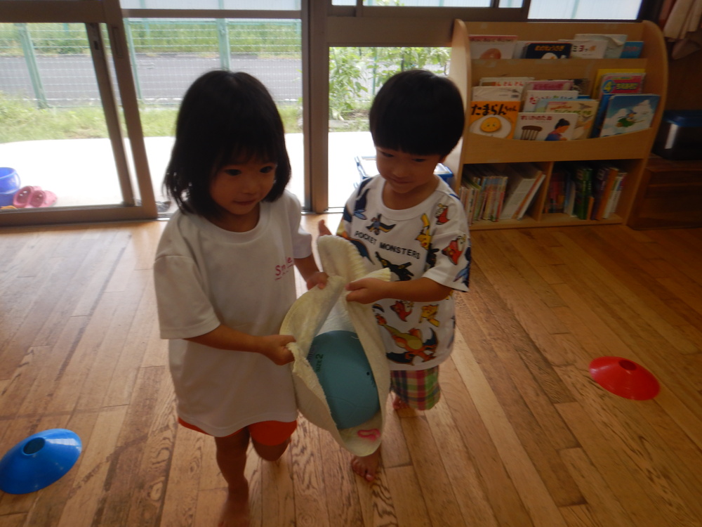 ボール運び練習