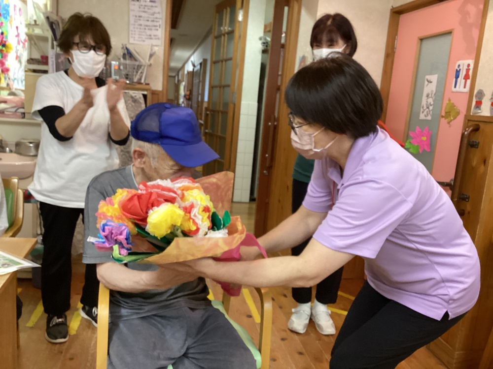 花束贈呈
