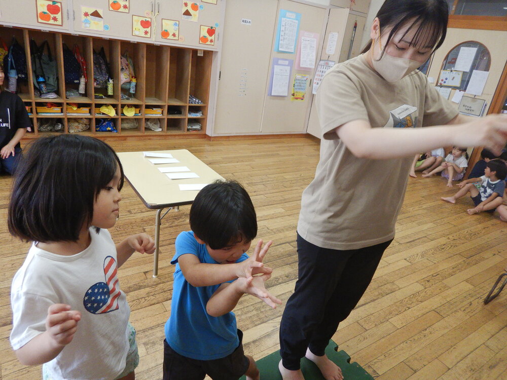 運動会練習の様子 (1)