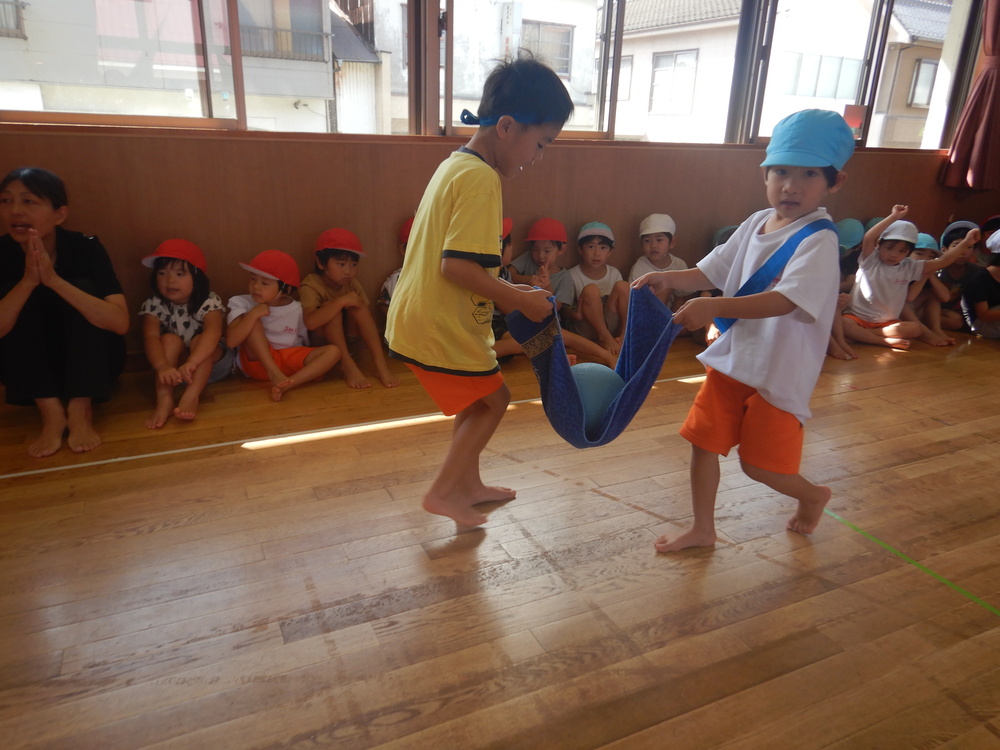 運動会のリハーサルをしている様子 (4)