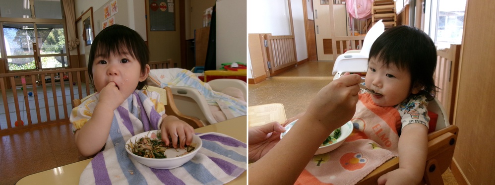 手掴み食べ