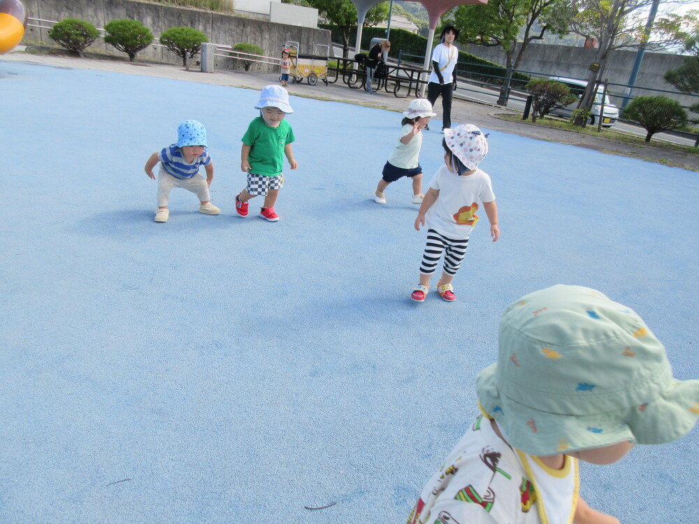 公園での様子