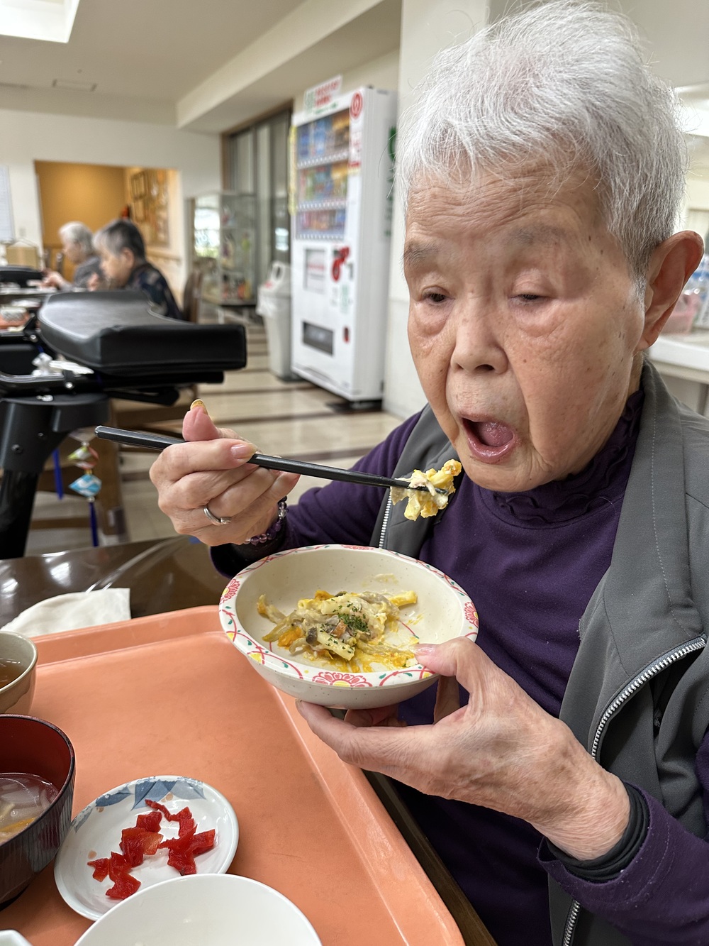 食事の様子