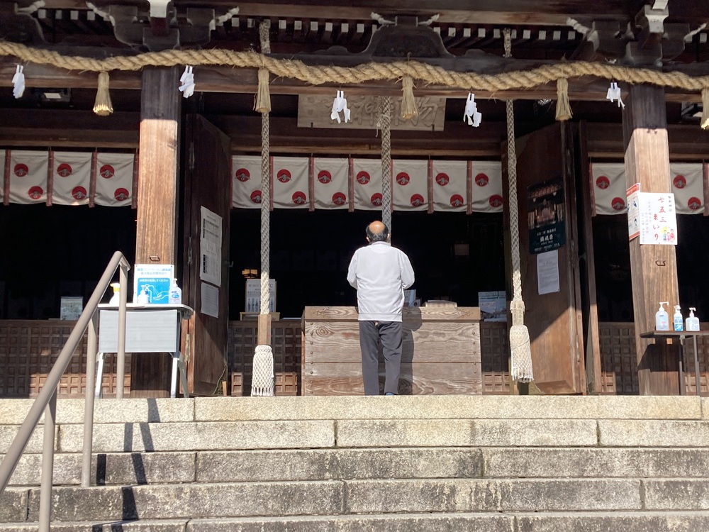 Kさん参拝2