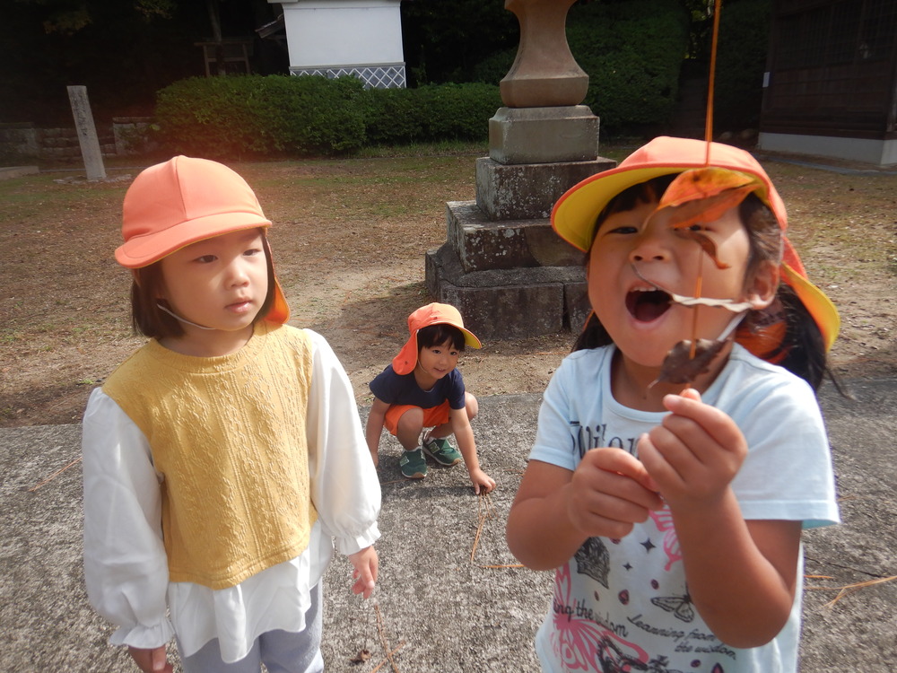 喜多の宮で遊ぶ