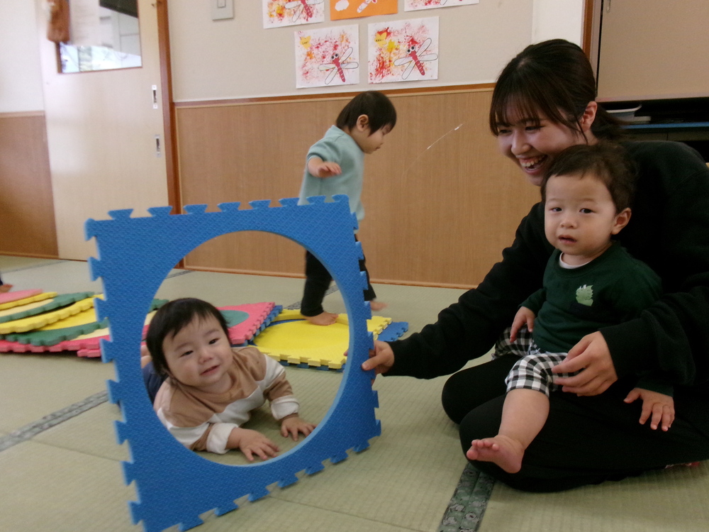 プラポイントで遊ぶ様子