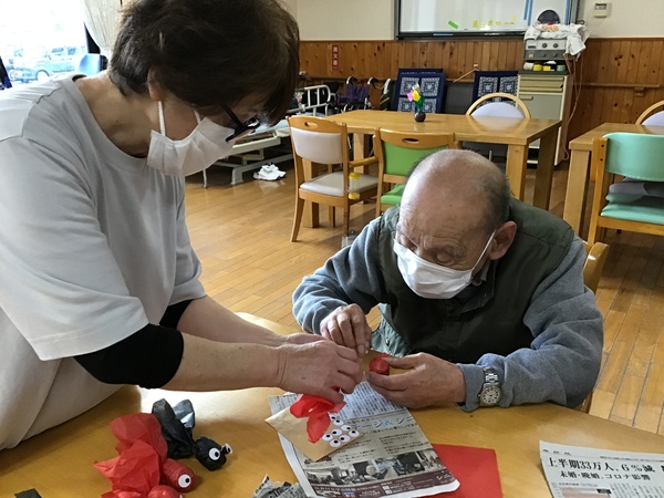 金魚作成中です