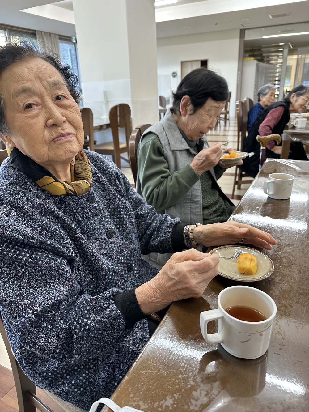 食事に様子