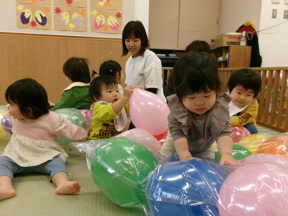 風船遊び