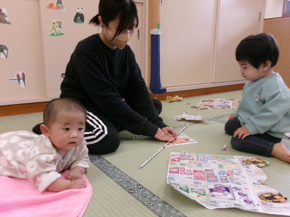 広告遊びの様子２