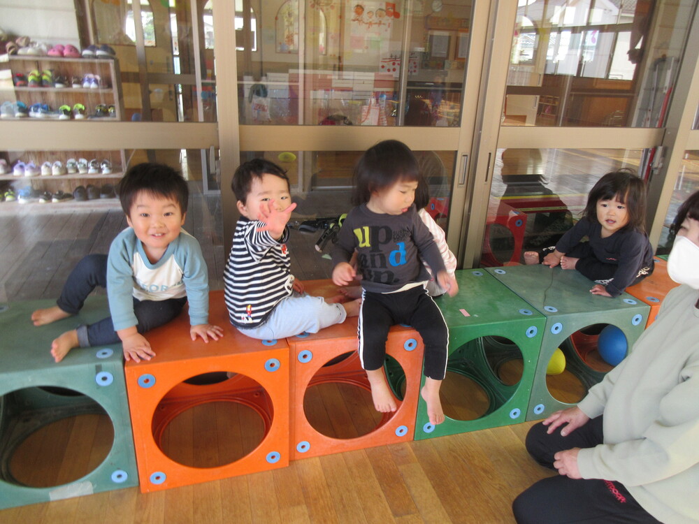 遊んでいる様子