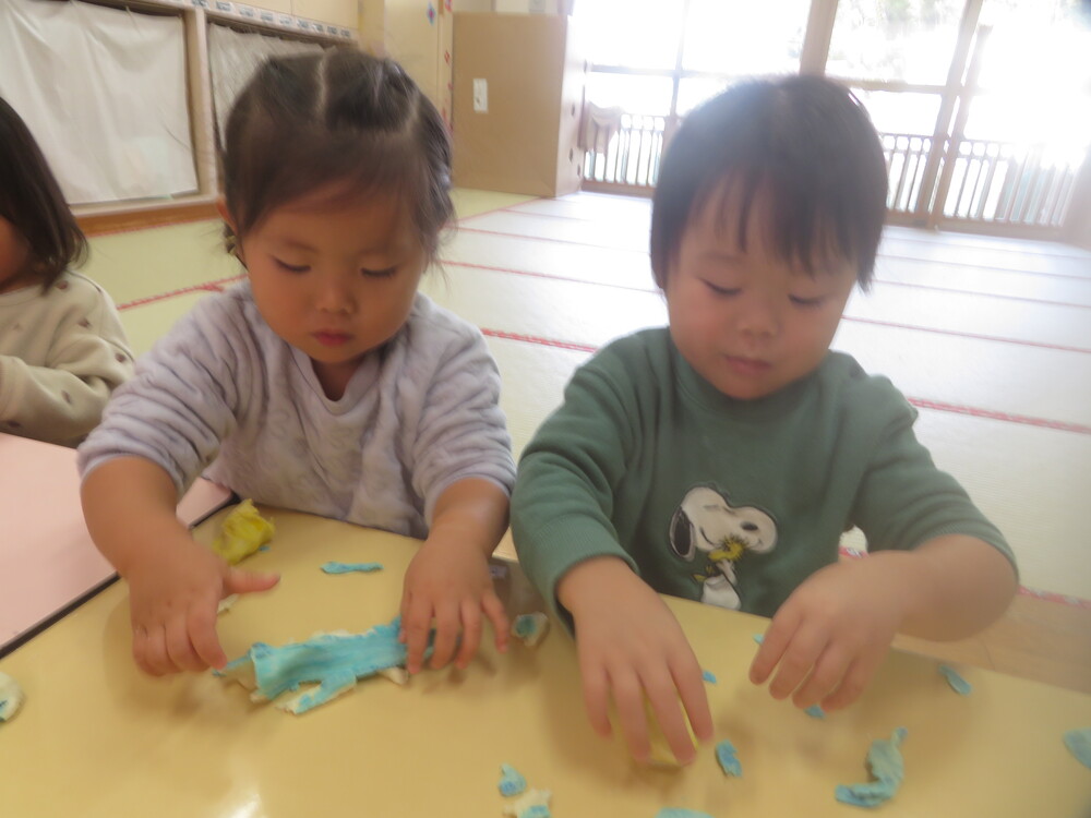 小麦粉粘土遊び (5)