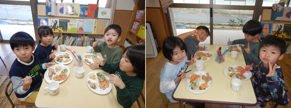 給食の様子 (2)