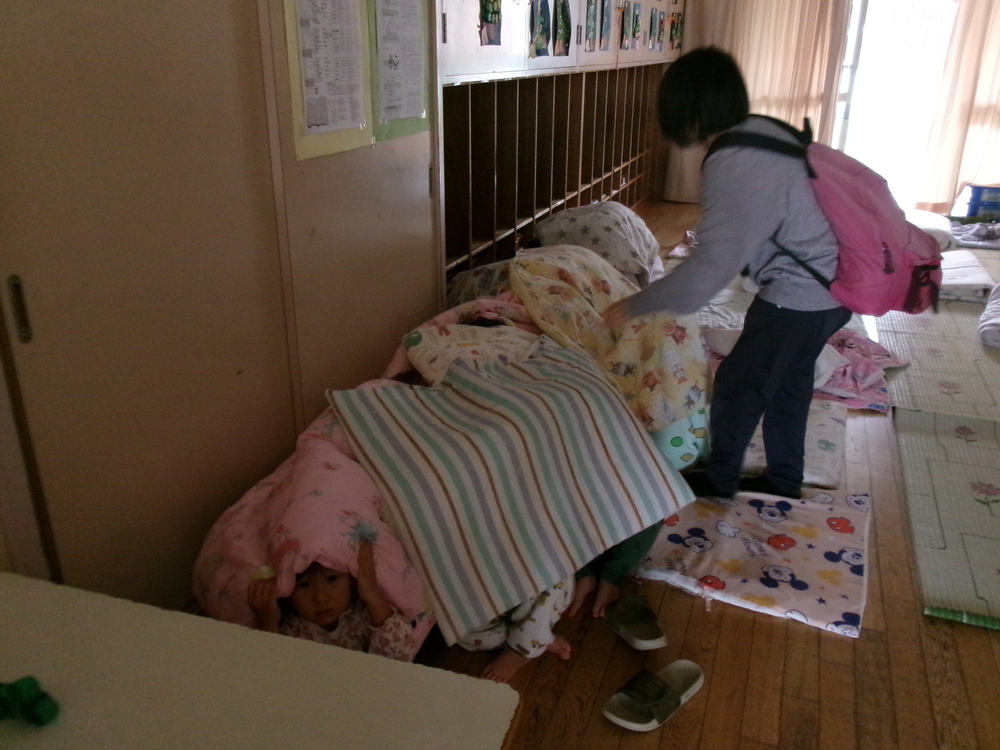 避難訓練の様子１