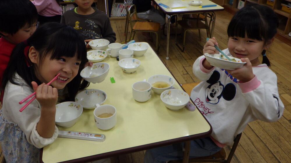 給食の様子