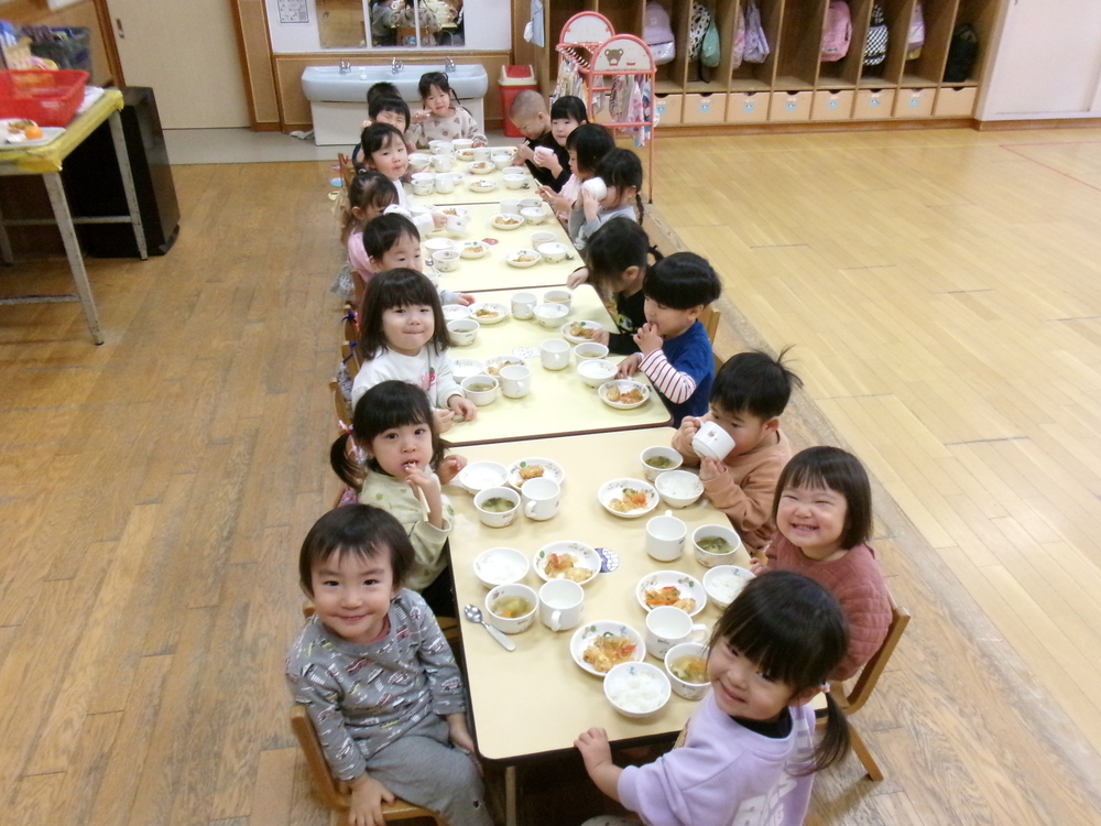 給食の様子
