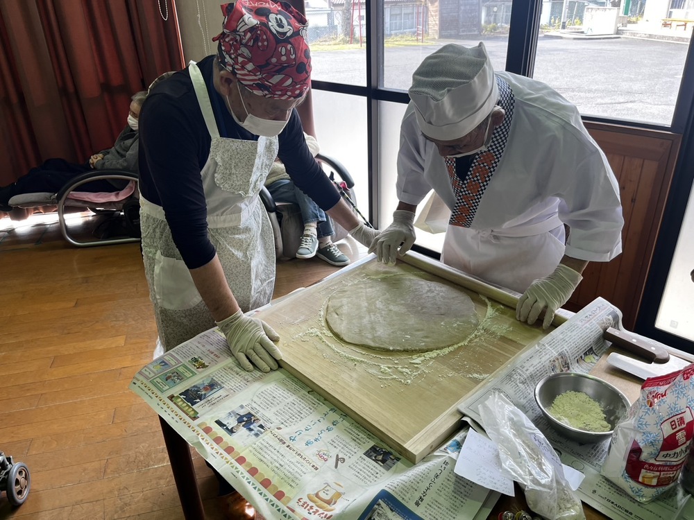 蕎麦打ち