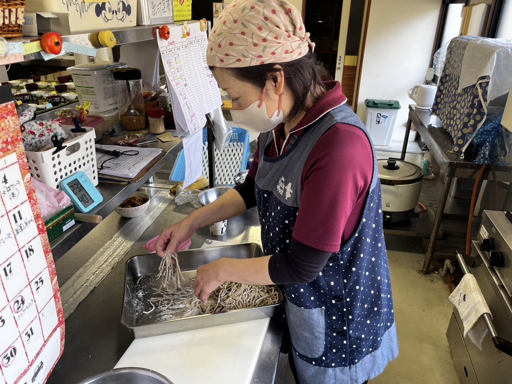 蕎麦打ち