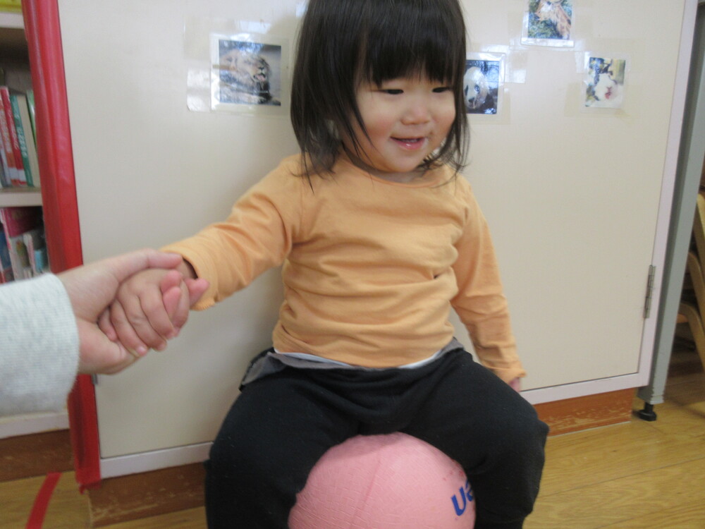 ボール遊びの様子