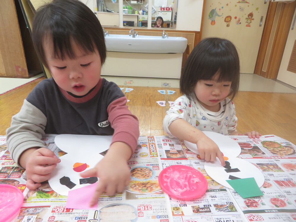 雪だるま制作 (3)