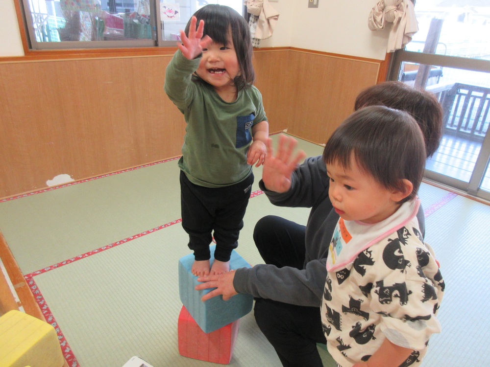 プラフォーミングで遊んでいる