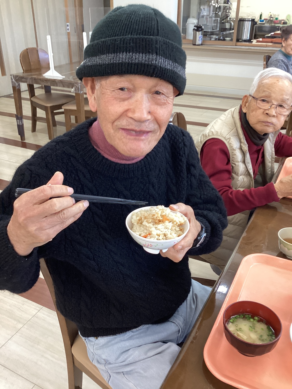食事の様子