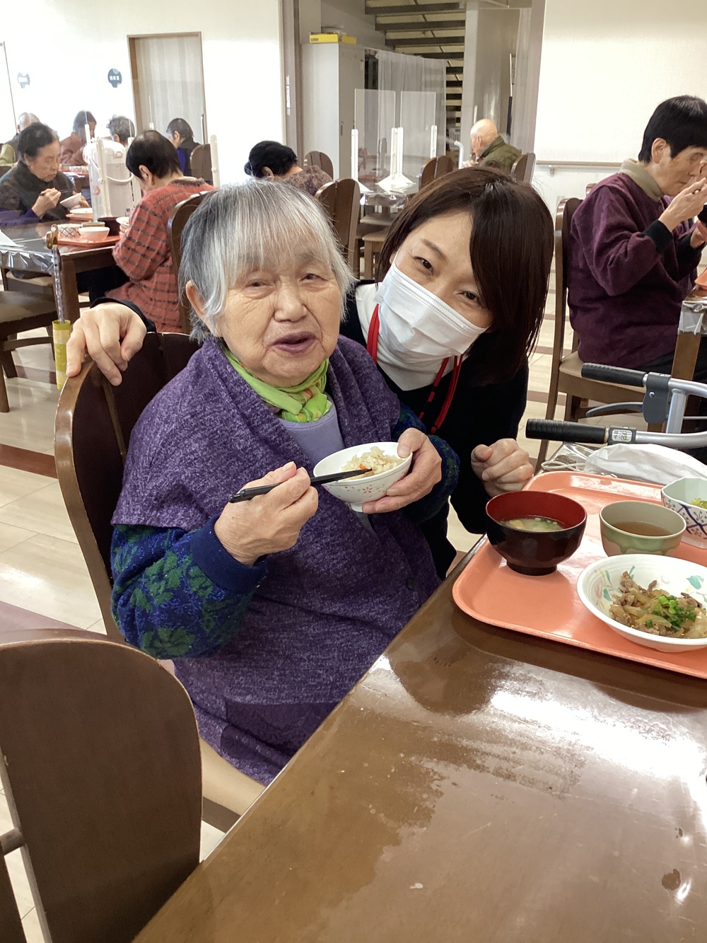 食事の様子