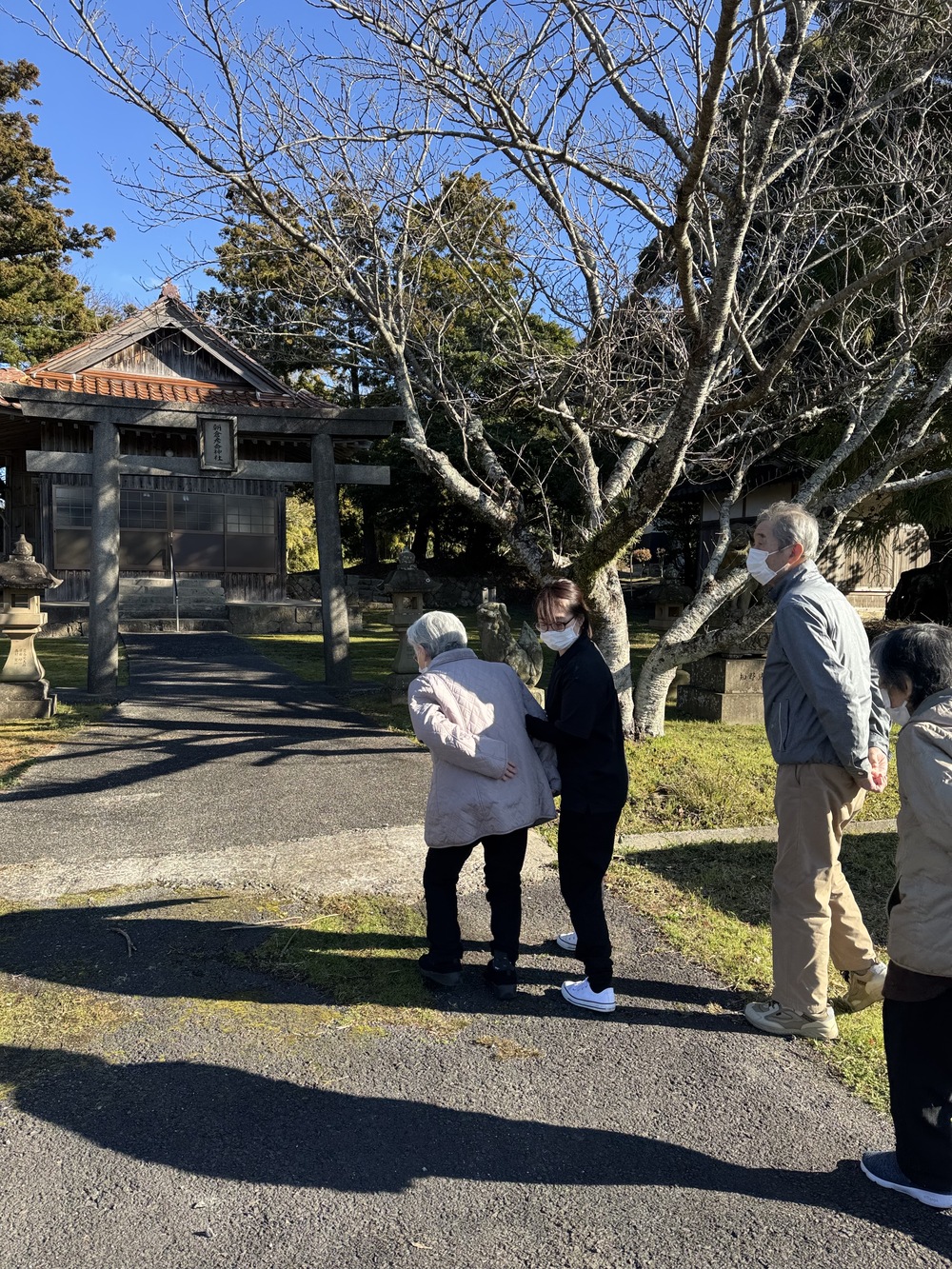 神社に到着