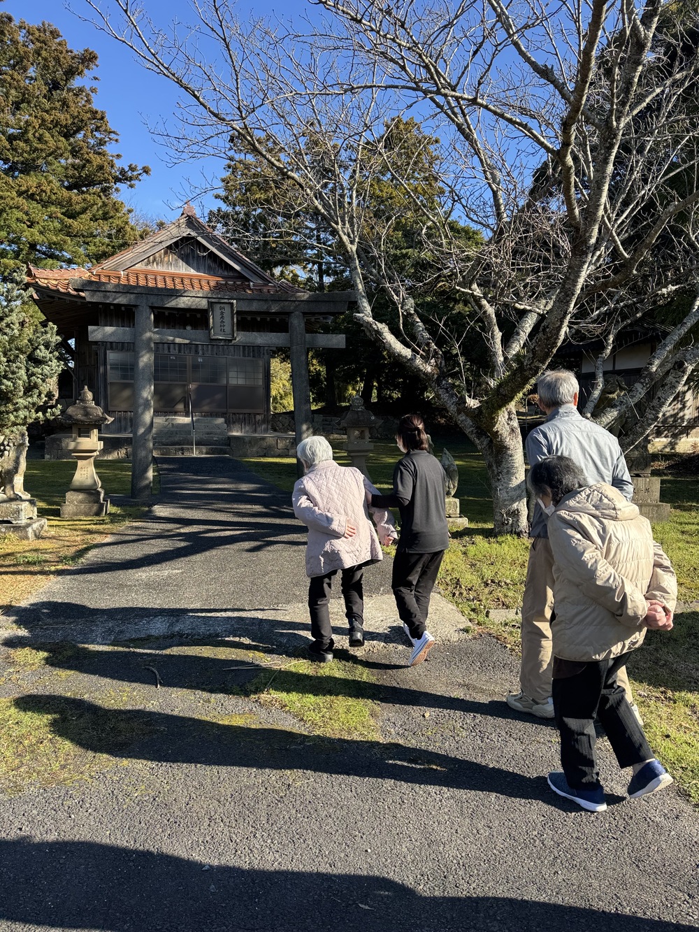 神社に到着