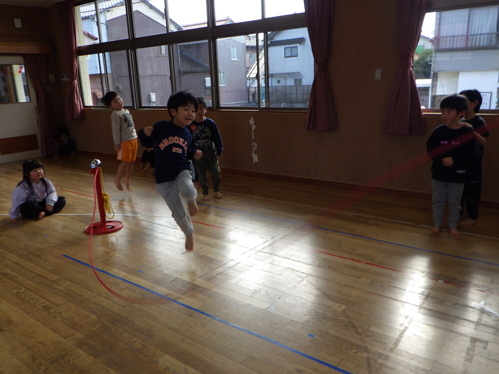 大縄跳び