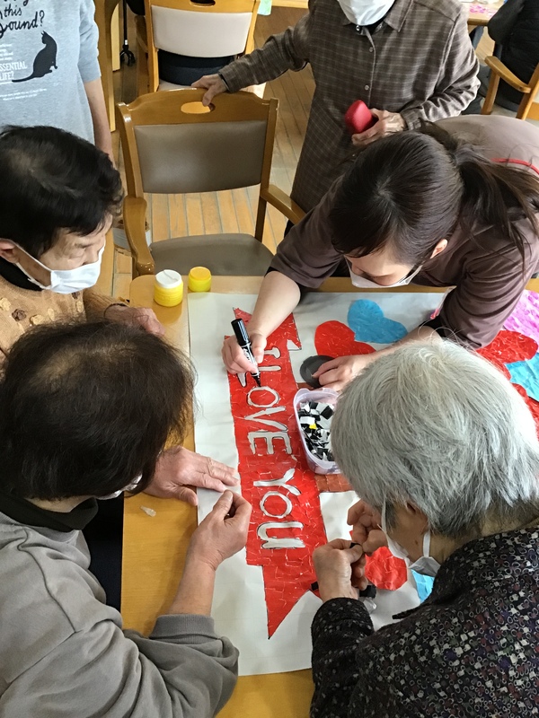 作業風景です