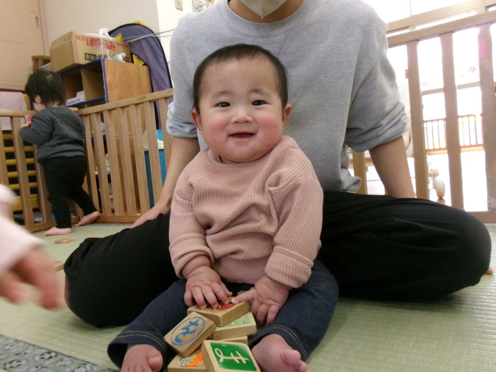 積み木を集める
