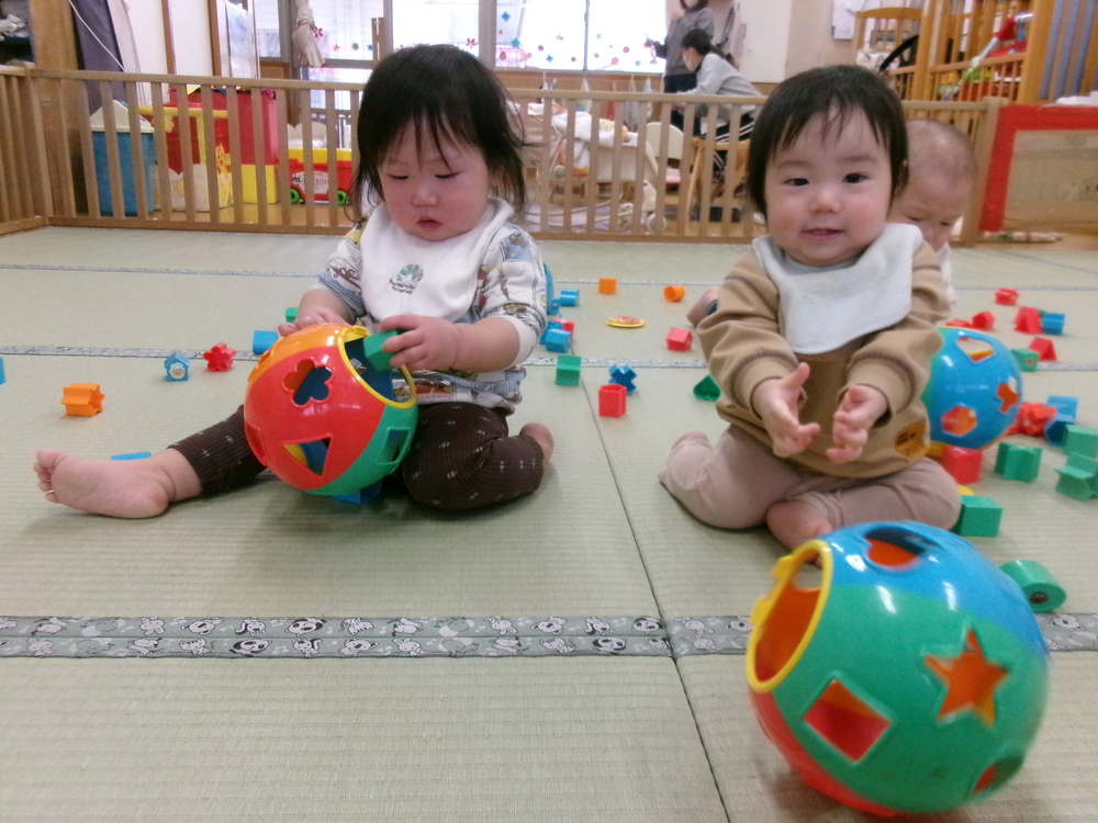 型はめブロックで遊ぶ２