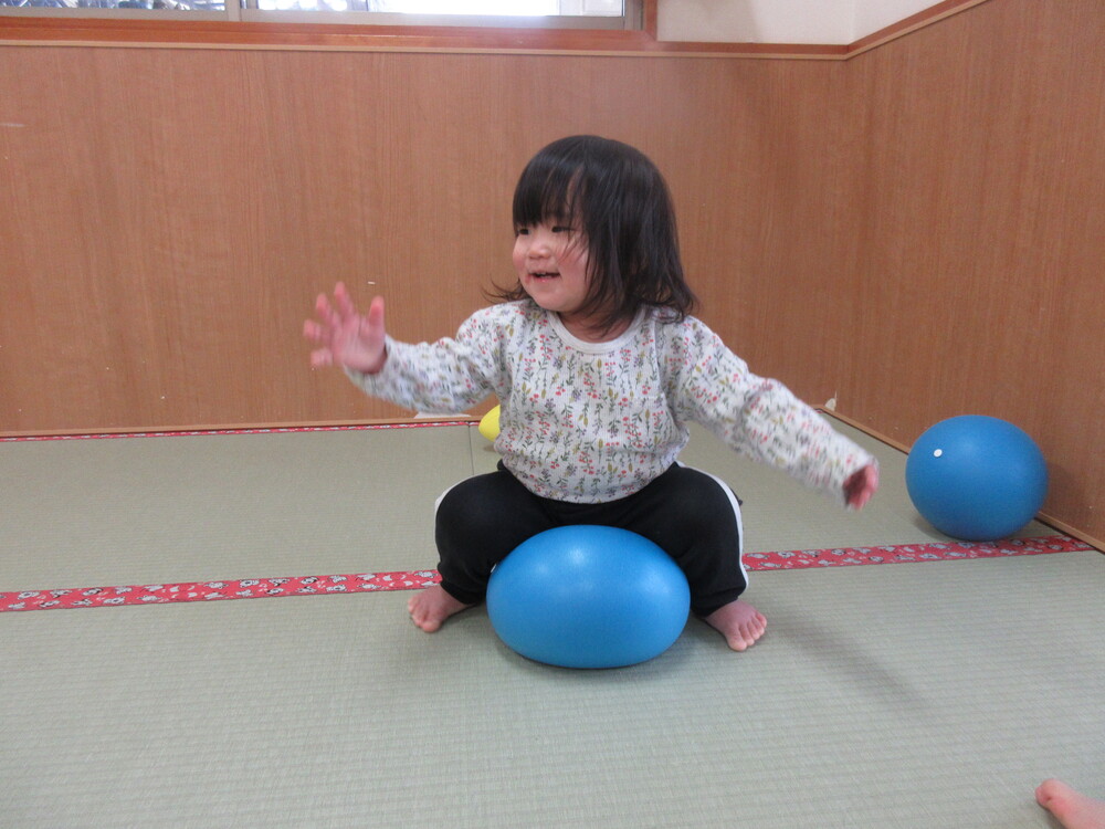 ボール遊びの様子