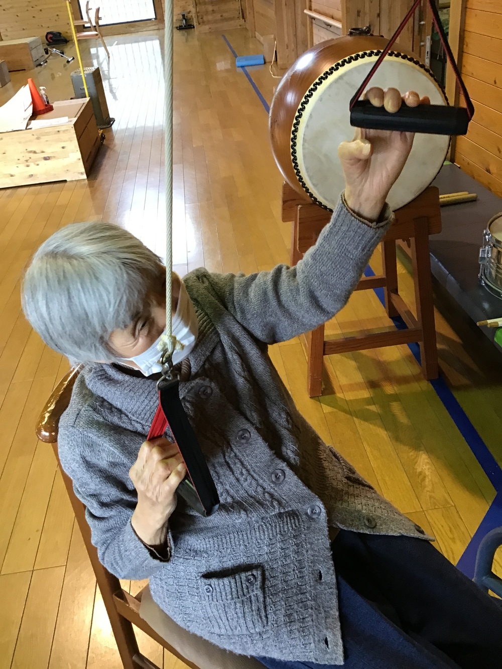 滑車中