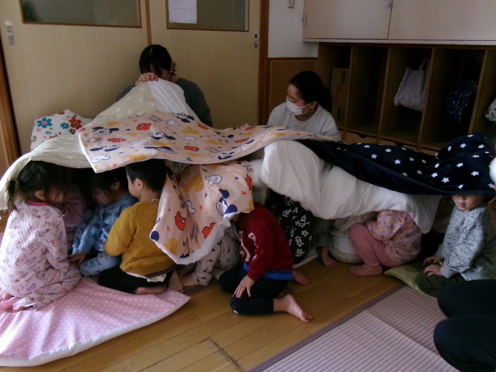 避難訓練みかん
