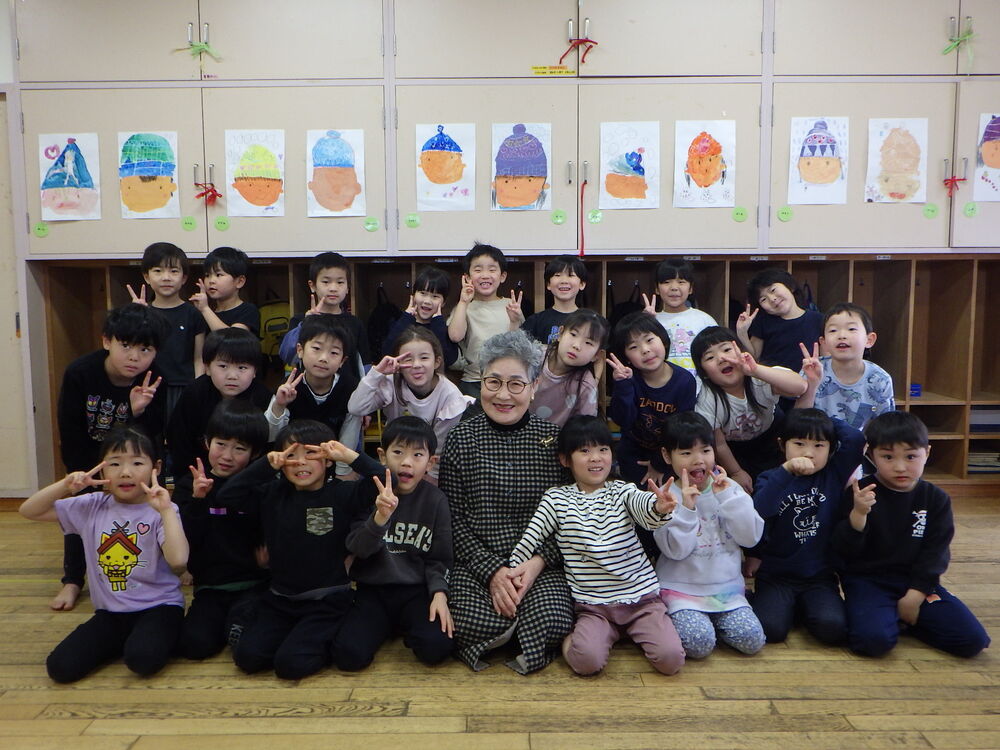 田中先生との集合写真