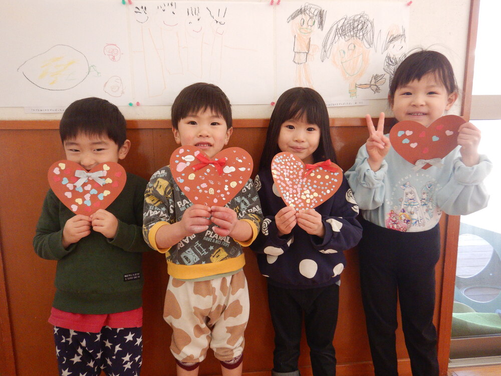 バレンタインのチョコレート完成