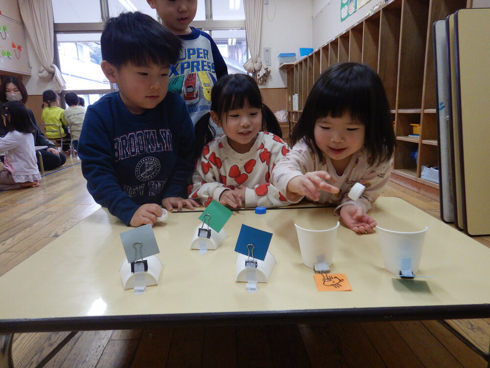 逆ボーリングをしている様子 (2)