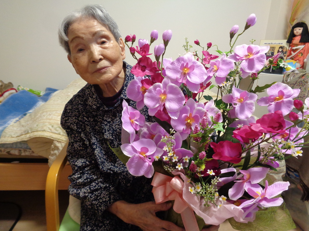 Mさんとお花