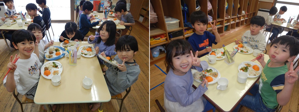 給食の様子 (1)