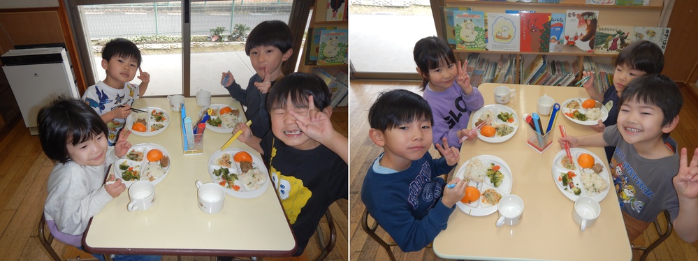 給食の様子 (2)