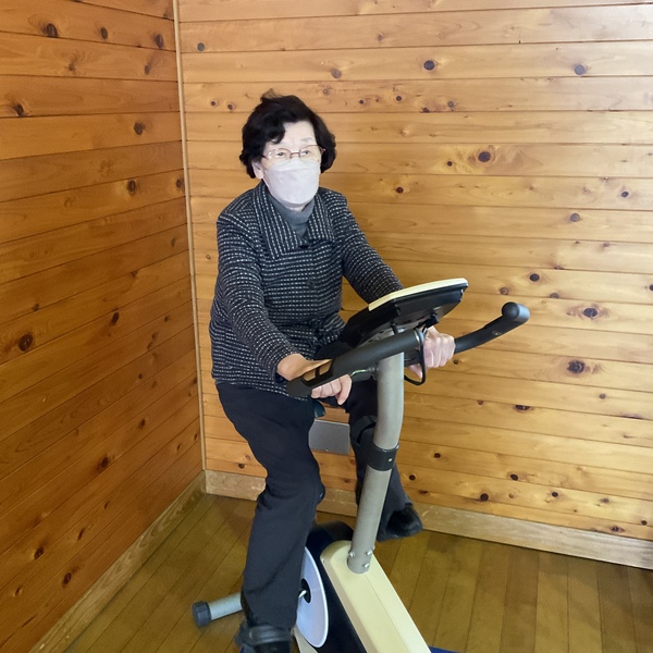 自転車中です