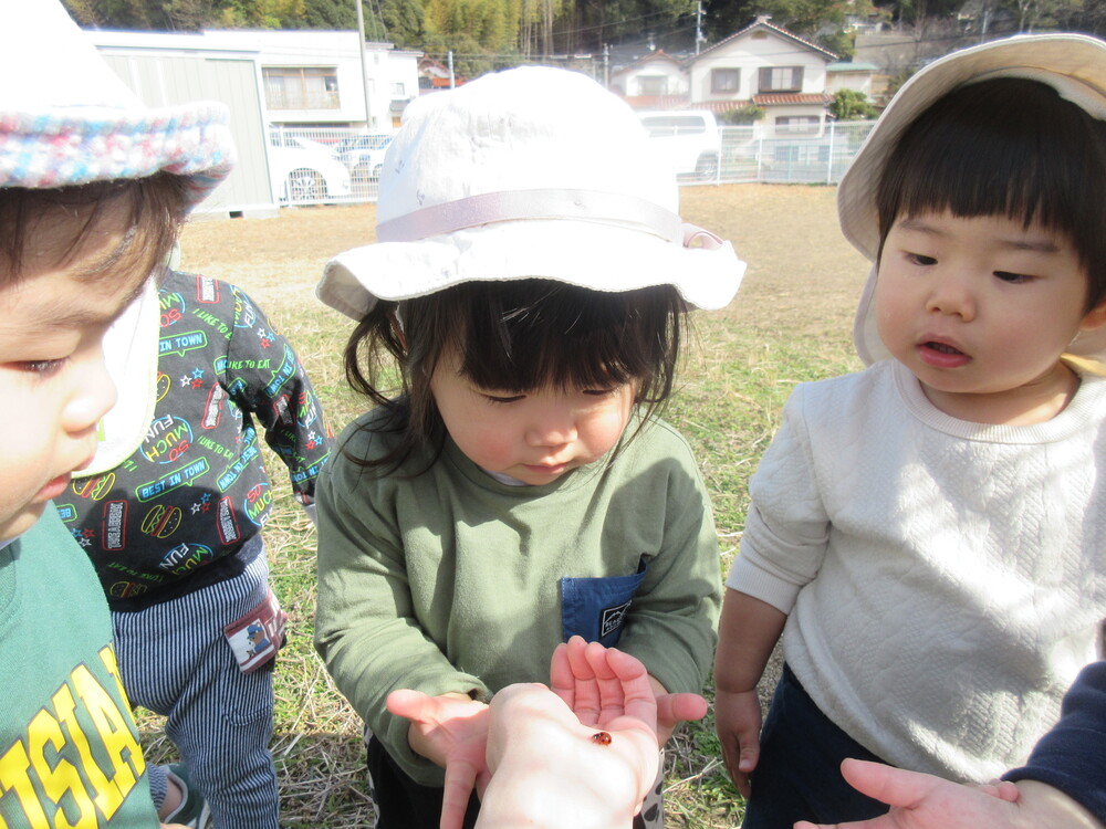 園庭で遊んでいる様子 (2)