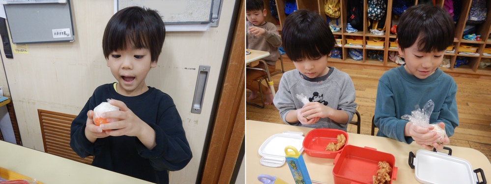 お弁当ごっこの様子 (2)