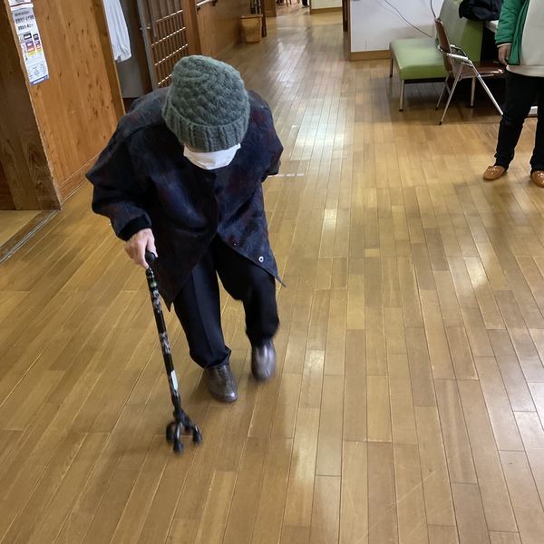 実際に歩いています