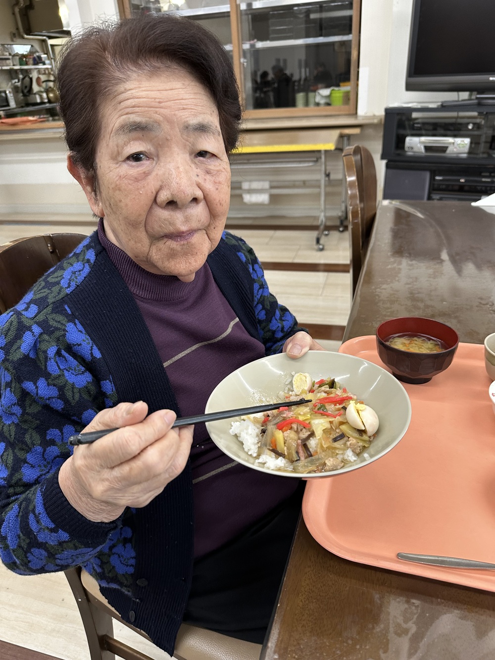 食事の様子