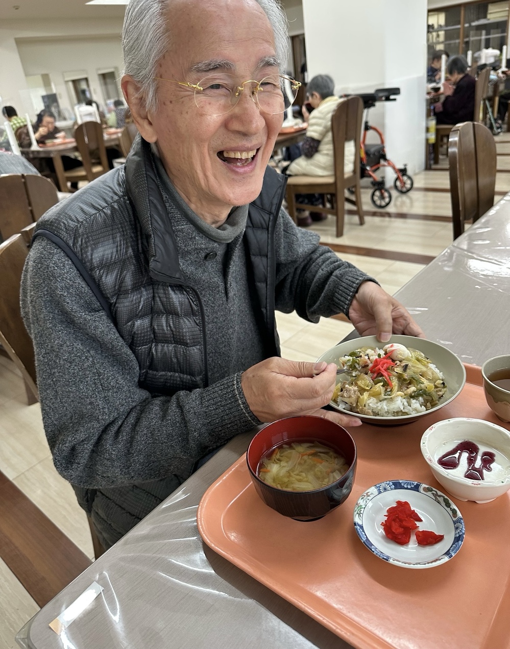 食事の様子