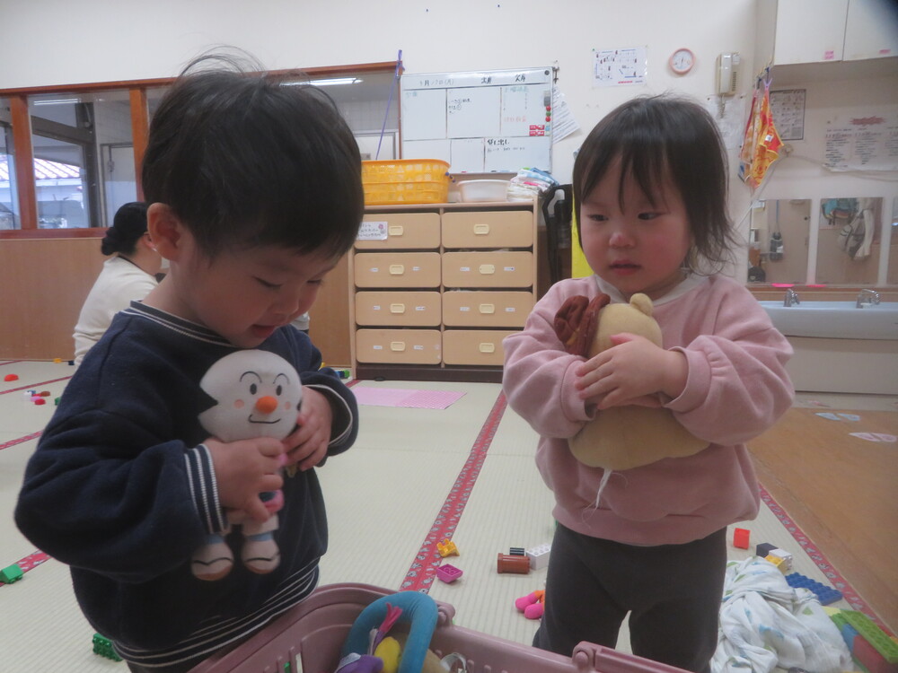 お人形遊び