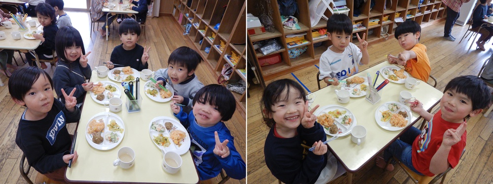 給食の様子 (1)